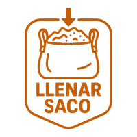 Llenado de saco para escombro Llenado de saco para escombro