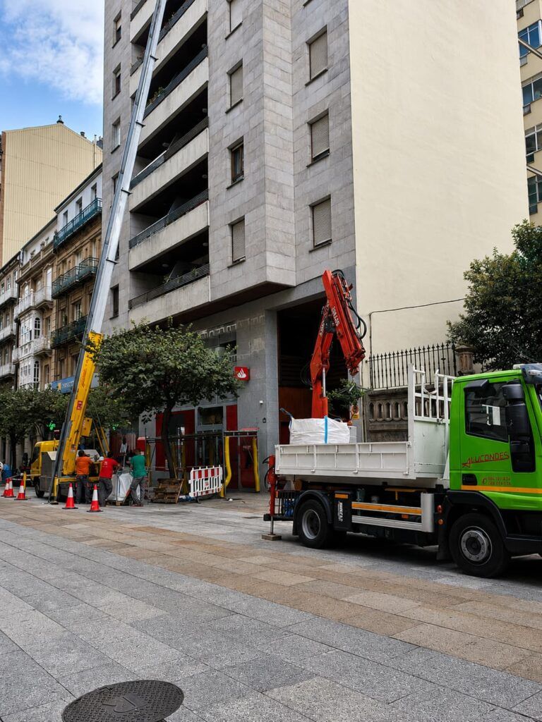 Empresa de retirada de escombros en Ourense