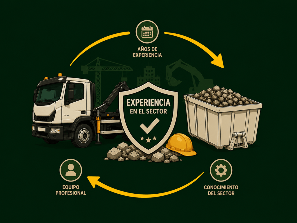 Experiencia en escombros