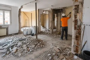 Trabajos de derribo y demolición en Ourense